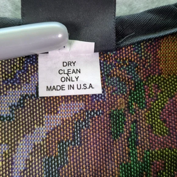 SOKO Womens Sz 10 Tapestry Jacket Long Sleeve Artisan USA Made Floral Open Front - Picture 4 of 6